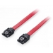Flachkabel equip SATA 6Gbps,7 pin ST/ST, 0,5m with Metallclip - Equip