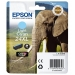 Epson 24XL cartouche dencre cyan clair haute capacité 9.8ml 740 pages blister sans alarme - Epson