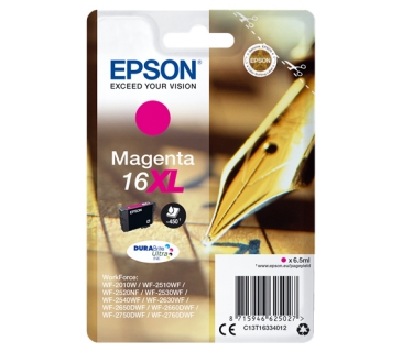 Cartouche d encre Epson 16XL cartouche dencre Magenta haute capacité 6.5ml 450 pages blister sans alarme - Epson
