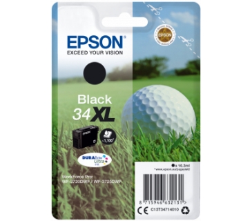 Cartouche d encre Epson Ink/34XL Golf Ball 16.3ml BK - Epson