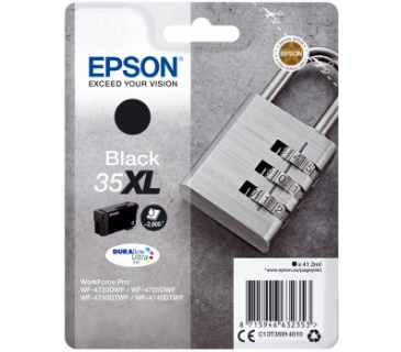 Cartouche d encre Epson Ink/35XL Padlock 41.2ml BK - Epson