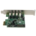 4 Port PCI Express PCIe SuperSpeed USB 3.0 Controller Card Adapter with SATA Power - Low Profile - Startech
