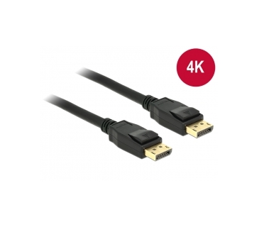 Câble Ecran Displayport KabelDP - DP St/St 1.00m Black 4K - Delock