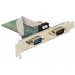 Controlleur Delock PCI Expr Card2x D-Sub9 - Delock