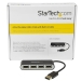 4 Port USB Hub with Built-in Cable - 4 Port Portable USB 2.0 Hub - Compact Mini USB Hub - Bus-Powered - Small-Footprint Design for Travel or Desktop - Startech