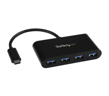 HUB Adapter USB / A / C Multi 4 Port USB 3.0 Hub - USB-C to 4x USB-A - Bus Powered - USB-C Hub - USB Hub USB C - Startech