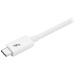 1m Thunderbolt 3 Cable - 20Gbps - White - Thunderbolt USB-C and DisplayPort Compatible - Startech