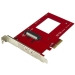 U.2 to PCIe Adapter for 2.5in U.2 NVMe SSD - SFF-8639 - x4 PCI Express 3.0 - Startech