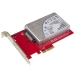 U.2 to PCIe Adapter for 2.5in U.2 NVMe SSD - SFF-8639 - x4 PCI Express 3.0 - Startech