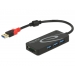 USB-HUBUSB3.1 TypA - 3x USB3.0 TypA +2x Slot SD - Delock
