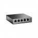 TP-Link 5-Port Gigabit Desktop Switch with 4-Port PoE 5 Gigabit RJ45 ports including 4 PoE ports 56W PoE Power supply steel case - TP-Link