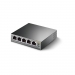 TP-Link 5-Port Gigabit Desktop Switch with 4-Port PoE 5 Gigabit RJ45 ports including 4 PoE ports 56W PoE Power supply steel case - TP-Link