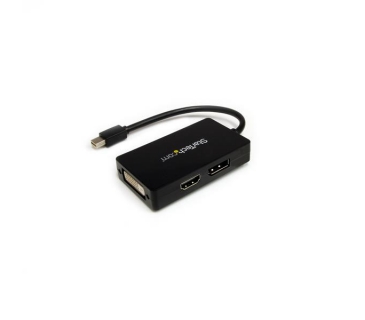 Adaptateur Ecran Startech Mini DisplayPort to DisplayPort / DVI / HDMI Adapter 3-in-1 mDP Converter - Startech