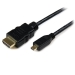 1m High Speed HDMI Cable with Ethernet - HDMI to HDMI Micro - M/M - Startech