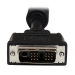 3m DVI-D Single Link Cable - Male to Male DVI-D Monitor Cable - DVI-D 1920x1200 Cable - DVI-D M/M - Black 3 meter - Startech
