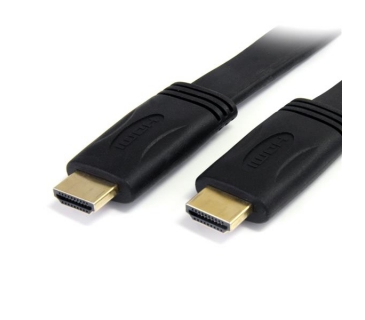Câble Ecran 6 ft Flat High Speed HDMI Cable with Ethernet - HDMI - M/M - Startech