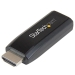 Startech HDMI to VGA Converter with Audio - Compact - HDMI to VGA Adapter - 3.5mm Audio Output - Compact HDMI to VGA Converter with audio - 1920x1200 or 1080p - Startech