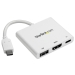 Startech USB-C TO 4K HDMI MULTIFUNCTION ADAPTER WITH POWER DELIVERY AND USB-A PORT - WHITE - Startech