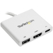 Startech USB-C TO 4K HDMI MULTIFUNCTION ADAPTER WITH POWER DELIVERY AND USB-A PORT - WHITE - Startech