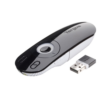 Pointeur Targus Laser Presenter Remote 2.4 Ghz, USB, incl. batteries
