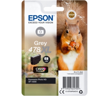 Cartouche d encre Epson Ink/478XL Squirrel 11.2ml GY - Epson