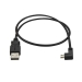 0.5 m Micro-USB Charge-and-Sync Cable M/M - Left-Angle Micro-USB - 24 AWG - Startech