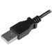 0.5 m Micro-USB Charge-and-Sync Cable M/M - Left-Angle Micro-USB - 24 AWG - Startech