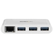 3 Port USB 3.0 Hub plus Gigabit Ethernet - USB-C - White - USB Hub with GbE - USB-C Hub - USB Type-C Hub - USB 3 Hub - Startech