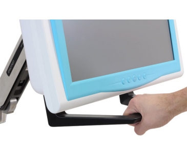 Fixation TFT LCD TV ERGOTRON Kit Single Monitor Handle E-coat Black