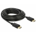 DELOCK Cable DP 1.2 - DP St/St 7.0m Black 4K 60Hz - Delock