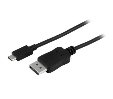 Câble USB USB C to DisplayPort Cable - 3m - Black - 4K 60Hz - Thunderbolt 3 Compatible - USB C Cable - USB C Video Adapter - Startech