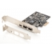 Controlleur Digitus PCI Expr Card 2x Firewire400 ext, +1x FW400 int