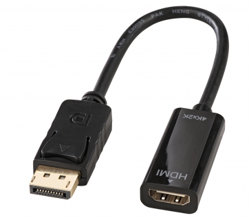 Adaptateur Ecran Lindy DisplayPort an HDMI 4K Adapter (passiv) DPort M an HDMI F
