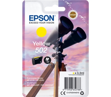 Cartouche d encre Epson Ink/502 Binocular 3.3ml YL - Epson