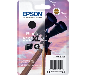 Cartouche d encre Epson Ink/502XL Binocular 9.2ml BK - Epson