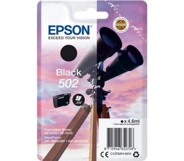 Cartouche d encre Epson Ink/502 Binocular 4.6ml BK - Epson