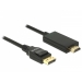 DELOCK Displayport Cable DP - HDMI St/St 4K 1.00m Black