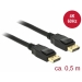 DELOCK Cable DP 1.2 - DP St/St 0.5m Black 4K 60Hz