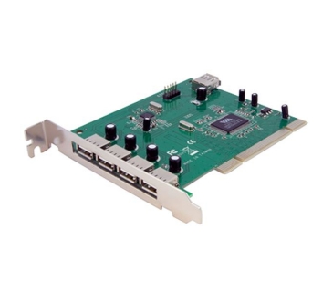 HUB Adapter USB / A / C Multi 7 PORT PCI USB CARD ADAPTER UK - Startech