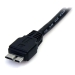 0.5m 1.5ft Black SuperSpeed USB 3.0 Cable A to Micro B - MM - Startech