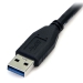 0.5m 1.5ft Black SuperSpeed USB 3.0 Cable A to Micro B - MM - Startech
