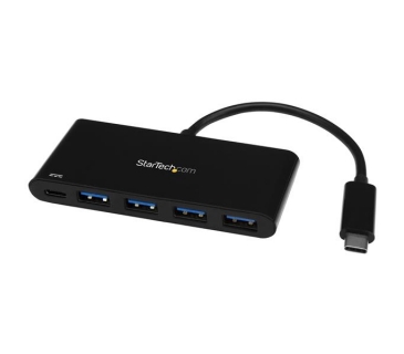 HUB Adapter USB / A / C Multi 4 Port USB C Hub with Power Delivery - USB-C to 4x USB-A - USB 3.0 Hub - Startech