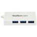 4 Port USB C Hub - USB-C to 1x USB-C and 3x USB-A - USB 3.0 Hub - White - Startech