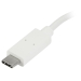 4 Port USB C Hub - USB-C to 1x USB-C and 3x USB-A - USB 3.0 Hub - White - Startech