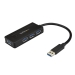 4 Port USB 3.0 Hub - Mini Hub with Charge Port - Includes Power Adapter - Startech