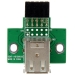 2 Port USB Motherboard Header Adapter - USB A to USB 10 Pin Header F/F - Startech