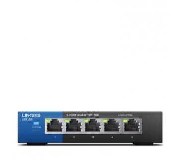 Hub Switch Linksys Linksys Unmanaged Gigabit Switch 5-port - Retail Pack