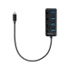 USB C Hub - 4x USB-A Ports with Individual On/Off Switches - Bus Powered - Portable - USB Type C Hub - USB C to USB Hub - Startech