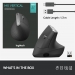 Logitech Logi WL MX Vertical bk BT U - Logitech