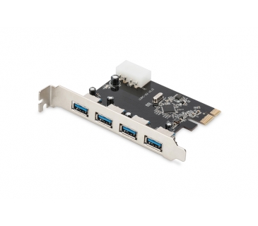 Controlleur ASSMANN USB 3.0 PCI Express Add-on Card 4 Ports A/F External VL805